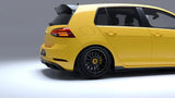 Zaero Design VW Golf GTI & Golf R Mk7 & Mk7.5 EVO-1 Gloss Black Side Skirts by Zaero Design ZA-GOLF-75-SW