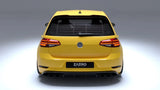 Zaero Design VW Golf R Mk7.5 EVO-1 Gloss Black Rear Diffuser by Zaero Design ZA-VW-GOLF-75-R-DF
