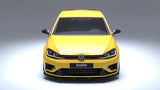 Zaero Design VW Golf R Mk7.5 EVO-1 Gloss Black Front Splitter by Zaero Design ZA-VW-GOLF-75-R-FS