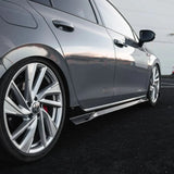 Zaero Design VW Golf Mk8 & Mk8.5 EVO-1 Gloss Black Side Skirts by Zaero Design ZA-GOLF-8-GTI-SW