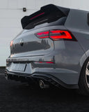 Zaero Design VW Golf GTI Mk8 & Mk8.5 EVO-1 Gloss Black Rear Diffuser by Zaero Design ZA-GOLF-8-GTI-DF