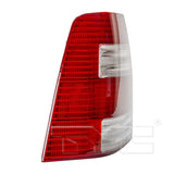 Mk4 Jetta 04-up Red Clear Tail Light (Left) by TYC 1JM945111