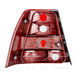 Mk4 Jetta 04-up Red Clear Tail Light (Right) by TYC 1JM945112