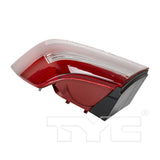 Mk4 Jetta 04-up Red Clear Tail Light (Right) by TYC 1JM945112