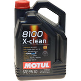 Motul 8100 X-Clean Synthetic Motor Oil 5W-40 (5L) by Motul 102051