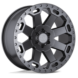 Black Rhino Wheels Warlord 17" 6x130 Matte Gunmetal by Black Rhino Wheels 1780WAR526130G84