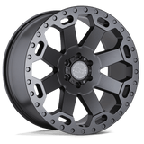 Black Rhino Wheels Warlord 18" 6x139.7 Matte Gunmetal by Black Rhino Wheels 1880WAR356140G12