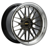BBS LM 18" 5x114.3 Selenite Bronze Center / Diamond Cut Lip by BBS LM086SNB-BKD