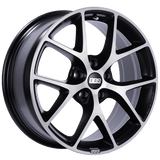 BBS SR 17" 5x100 Satin Black Diamond Cut Face by BBS