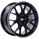 BBS CH-R 19" 5x130 Satin Black Polished Rim by BBS CH110BPO-MTSP