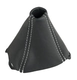 BFI Black Leather - White Stitch BFI BMW E82 Manual Shift Boot - Leather 5234-E82-509