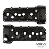 NRW Design Aluminum Valve Cover Set - BMW S65 Engine by NRW Design S65VCWBLK