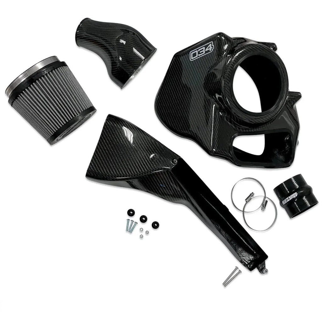 034 Motorsport X34 Carbon Fiber Full Intake System - Audi / 2.9 TFSI ...