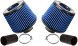 Burger Motorsports Blue Filters Burger Motorsport N54 Dual Cone Performance Intake BMS-N54-DCI-Blue