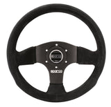 Sparco 300 Steering Wheel Suede Black | 015P300SN