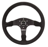 Sparco 375 Steering Wheel Suede Black | 015R375PSN