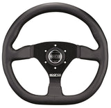 SPARCO Sparco Ring L360 Steering Wheel Leather Black 015TRGL1TUV