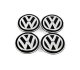 VW/Audi Dynamic Floating Center Caps "Old Logo" (66mm) - VW / Golf / GTI / R / & More | 000071213C
