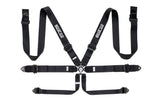 SPARCO Black Sparco 3 inch 6 Point Harness 04818RALNR