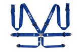 SPARCO Blue Sparco 3 inch 6 Point Harness 04818RALAZ