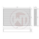 Wagner Wagner Tuning Competition Intercooler Core - Universal