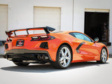 AFE aFe MACH Force-Xp 3in to 2-1/2in 304SS Cat-Back (No NPP) 2020 Chevy Corvette (C8) 6.2L - Carbon Tip 49-34127-C