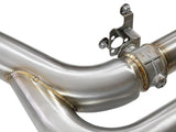 AFE aFe MACH Force-Xp 3.5in. 304 SS C/B Exhaust w/o Muffler 15-18 BMW X5 M V8-4.4L (tt) - Polished Tip 49-36342-P