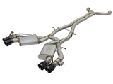 AFE aFe MACHForce XP 3in 304 SS Cat-Back Dual Exhaust w/ Black Tips 16-17 Chevy Camaro SS V8-6.2L 49-34069-B