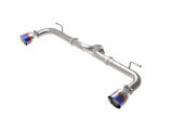 AFE aFe Takeda 2-1/2in 304 SS Axle-Back Exhaust w/ Blue Flame Tips 14-18 Mazda 3 L4 2.0L/2.5L 49-37014-L