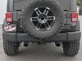 AFE aFe Rebel Series 2.5in 409 SS Axle-Back Exhaust w/ Black Tips 2007+ Jeep Wrangler (JK) V6 3.6L/3.8L 49-48061-B