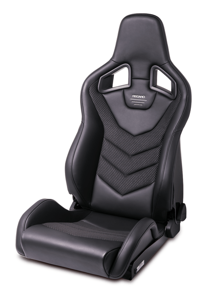Recaro Sportster GT Driver Seat - Black Leather/Carbon Weave | 410.1GT.3167