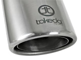 AFE aFe Takeda 304 Stainless Steel Clamp-On Exhaust Tip 2.5in. Inlet / 4in. Outlet / 8in. L - Polished 49T25404-P08