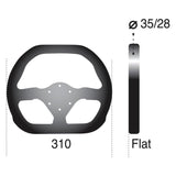 SPARCO Sparco 310X260 Steering Wheel Suede Black 015P310F2SN