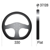 SPARCO Sparco Ring L360 Steering Wheel Leather Black 015TRGL1TUV