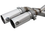 AFE aFe Rebel Series 3in. to 2.5in. 409 SS C/B Exhaust 11-14 Ford F-150 V6-3.5L (tt) - Polished Tip 49-43078-P