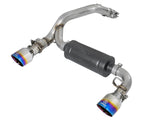 AFE aFe Takeda 3in 304 SS Axle-Back Exhaust System w/ Blue Flame Tip 16-18 Ford Focus RS 2.3L (t) 49-33104-L