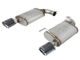 aFe MACH Force Xp SS Axle Back Exhaust System w/ Carbon Fiber Tips 15-17 Ford Mustang GT V8-5.0L | 49-43105-C