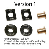 034 Motorsport Version 1 (Rectangle / Metal) 034Motorsport Billet Solid Shifter Bushing Kit - VW/Audi / Many Models (Check Fitment) 034-508-3014