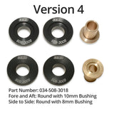 034 Motorsport Version 4 (Round / Plastic) 034Motorsport Billet Solid Shifter Bushing Kit - VW/Audi / Many Models (Check Fitment) 034-508-3018