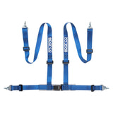 SPARCO Blue Sparco 2 Inch 4 Point Snap-In Harness 04604BM1AZ