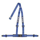 SPARCO Blue Sparco 2 Inch 3 Point Bolt-In Harness 04608BV1AZ