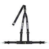 SPARCO Black Sparco 2 Inch 3 Point Harness 04608DF1NR