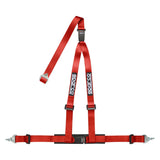 SPARCO Red Sparco 2 Inch 3 Point Harness 04608DF1RS