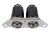 AFE aFe Power Mach Force Xp 4in 304 SS Bolt-On Exhaust Tips Carbon Fiber 14-19 Porsche 911 GT3 3.8L/4.0L 49C36435-C