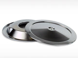 aFe MagnumFLOW Air Filters Round Racing A/F Chrome Top & Base 14 w/7/8 Drop | 18-90003