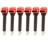 Bosch Ignition Coil Pack Latest Revision (Red Top) - Audi 3.0T V6 / 3.2L V6 | 06E905115G