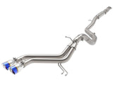 AFE aFe Takeda 2-1/2in to 3in SS-304 Cat-Back Exhaust w/ Blue Flame Tips 13-17 Hyundai Veloster L4-1.6L 49-37018-L