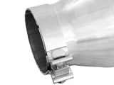 AFE aFe Diesel Exhaust Tip Bolt On Polished 4in Inlet x 6in Outlet x 12in Length 49T40604-P12