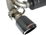 AFE aFe Takeda 3in 304 SS Cat-Back Exhaust System w/ Carbon Fiber Tips 16-18 Ford Focus RS I4-2.3L (t) 49-33103-C