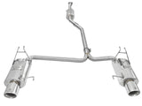 AFE aFe Takeda Exhaust 2.25in to 2in Dia 304SS Cat-Back w/Polished Tips 08-12 Honda Accord Coupe V6 3.5L 49-36612